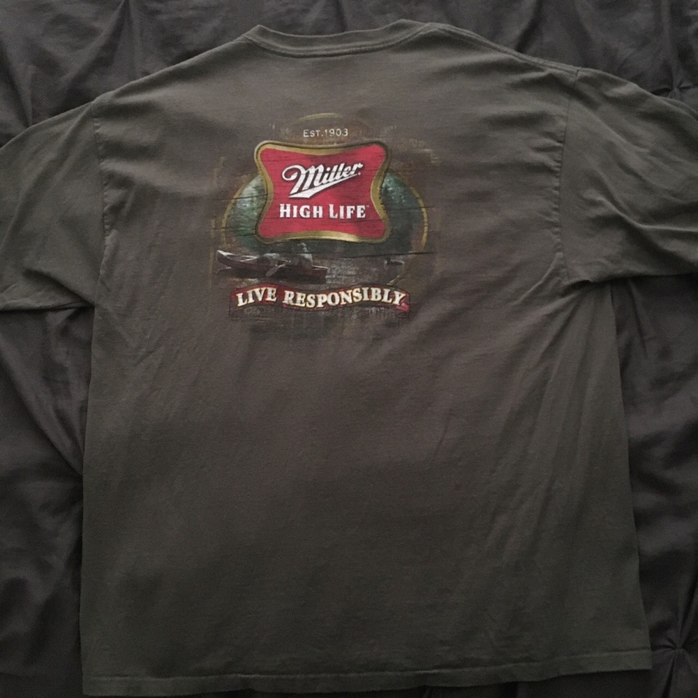 Vintage Miller high life shirt